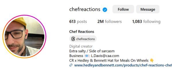 Chef Reactions