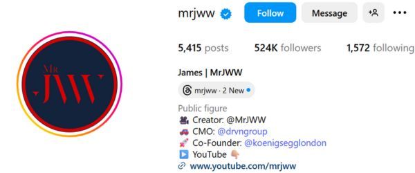 Mr JWW